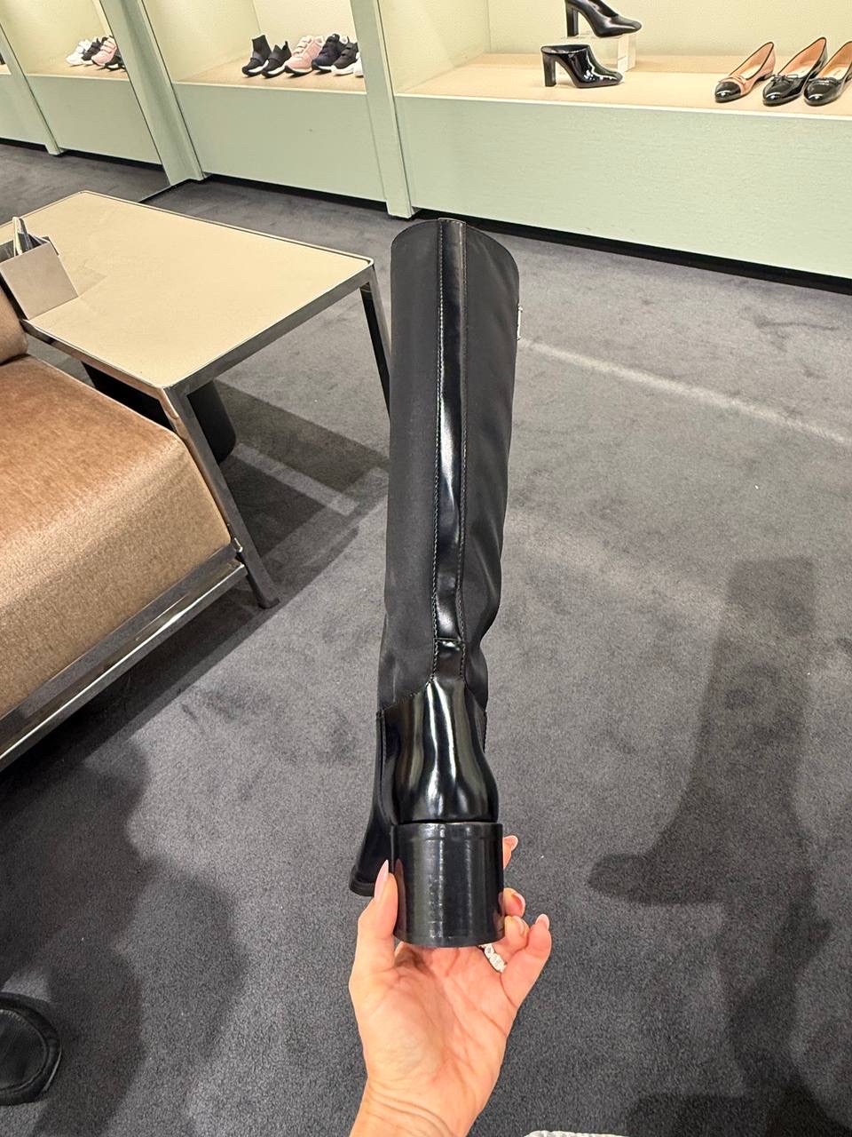 PRADA Boots side view - Women luxury Shoes