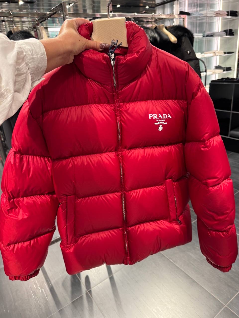 PRADA Down jacket front view - Women luxury Clothes