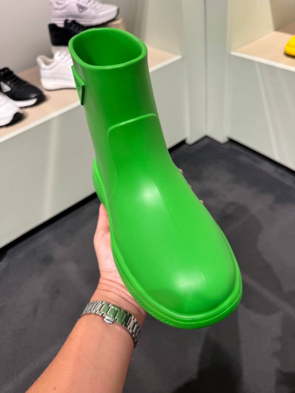 PRADA Boots side view - Women luxury Shoes