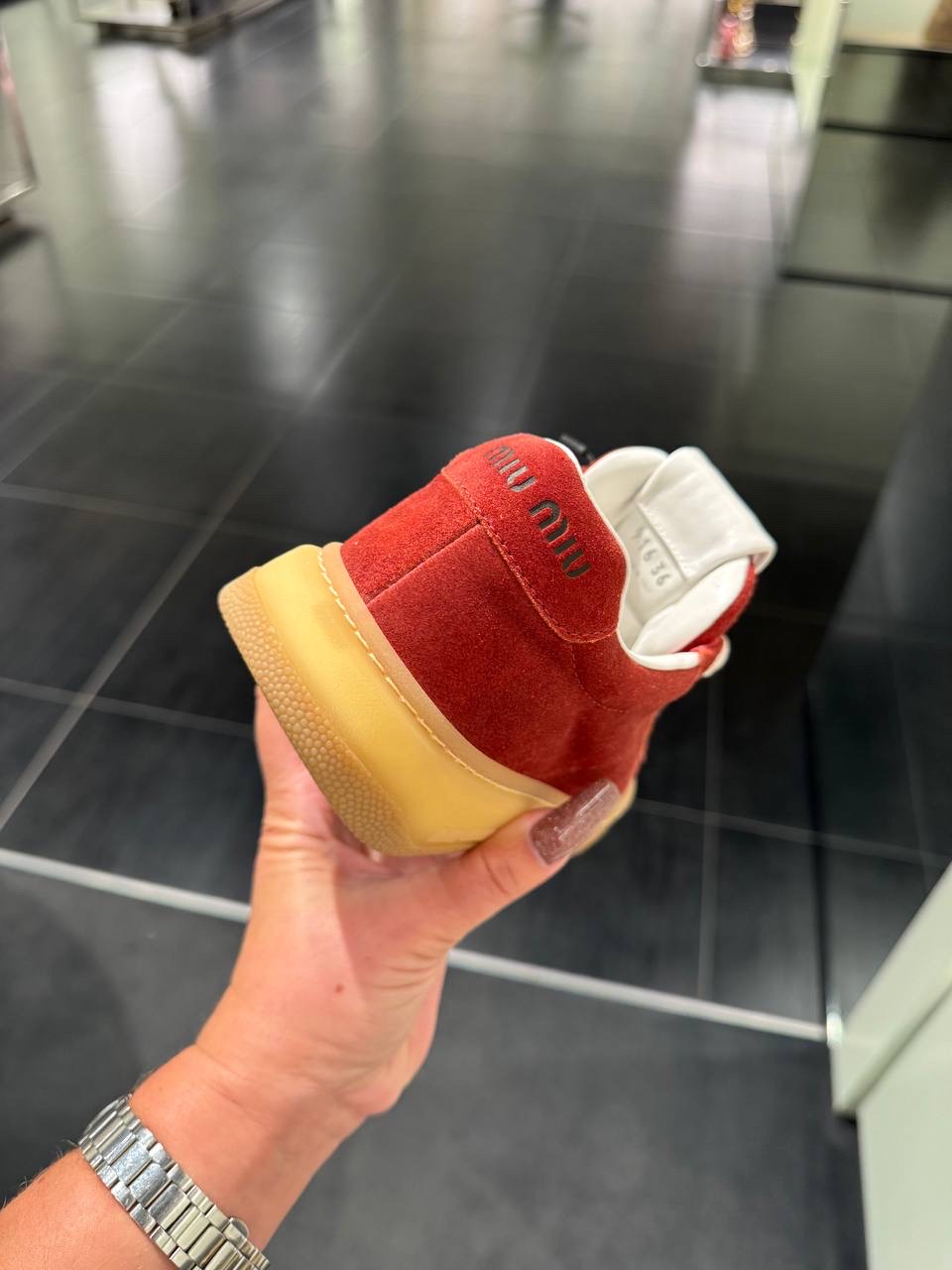 MIU MIU Sneakers side view - Women luxury Shoes