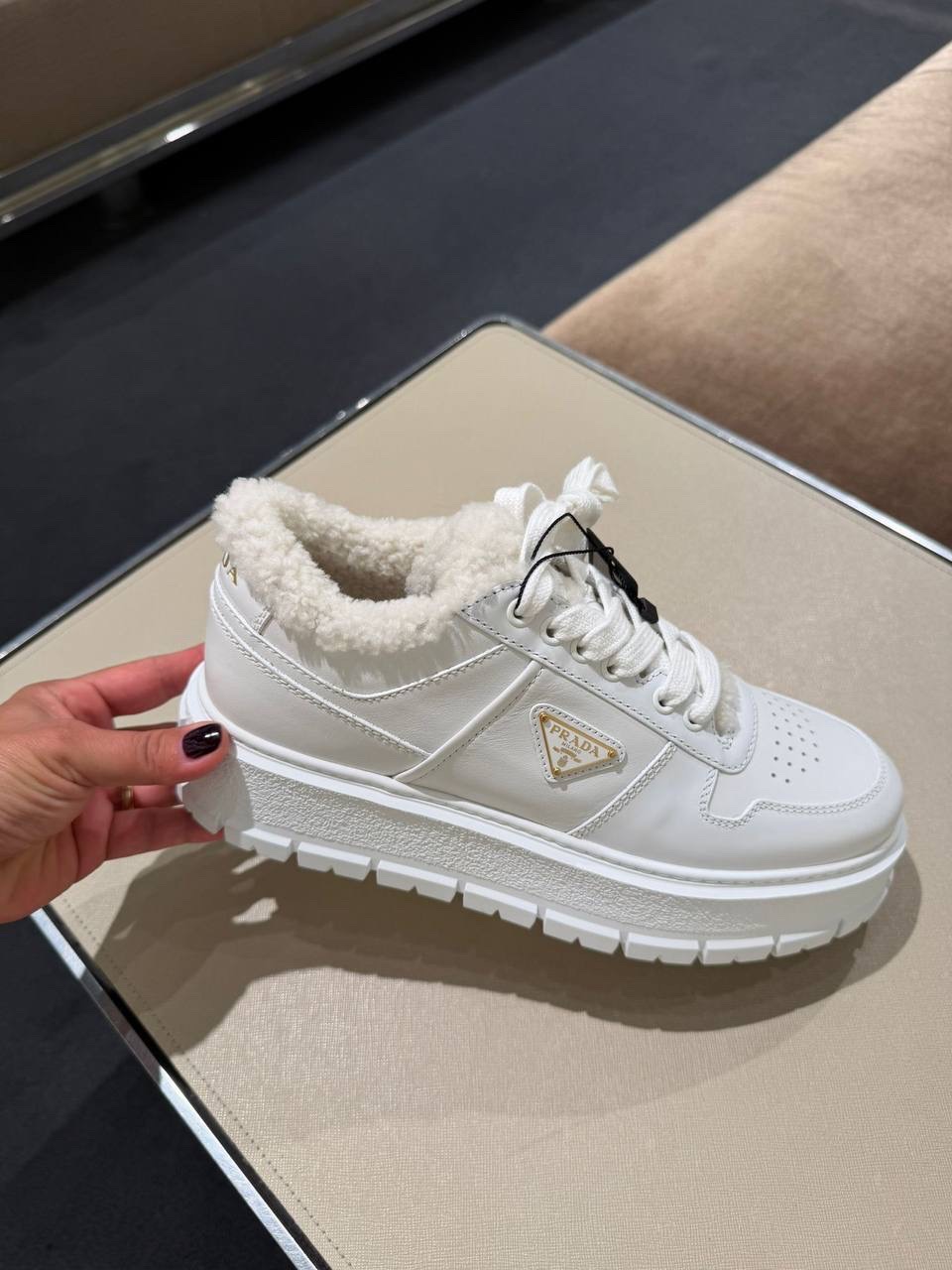 PRADA Sneakers front view - Women luxury Shoes