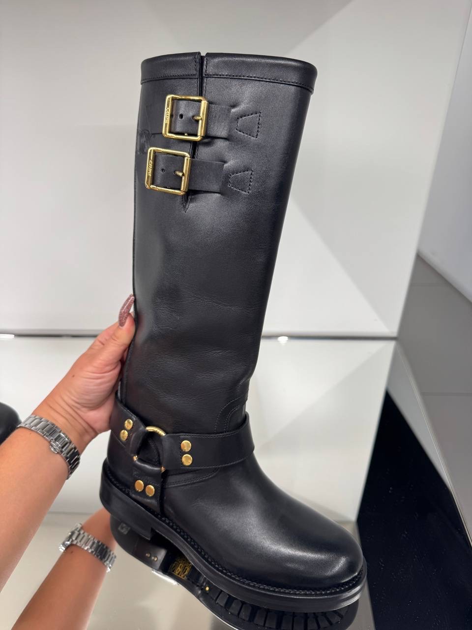 CELINE Boots side view - Women luxury Shoes