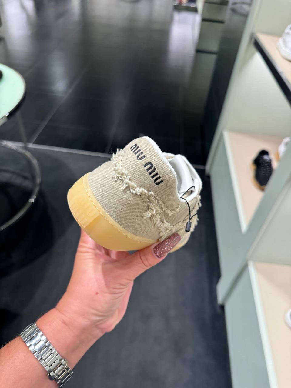 MIU MIU Sneakers side view - Women luxury Shoes