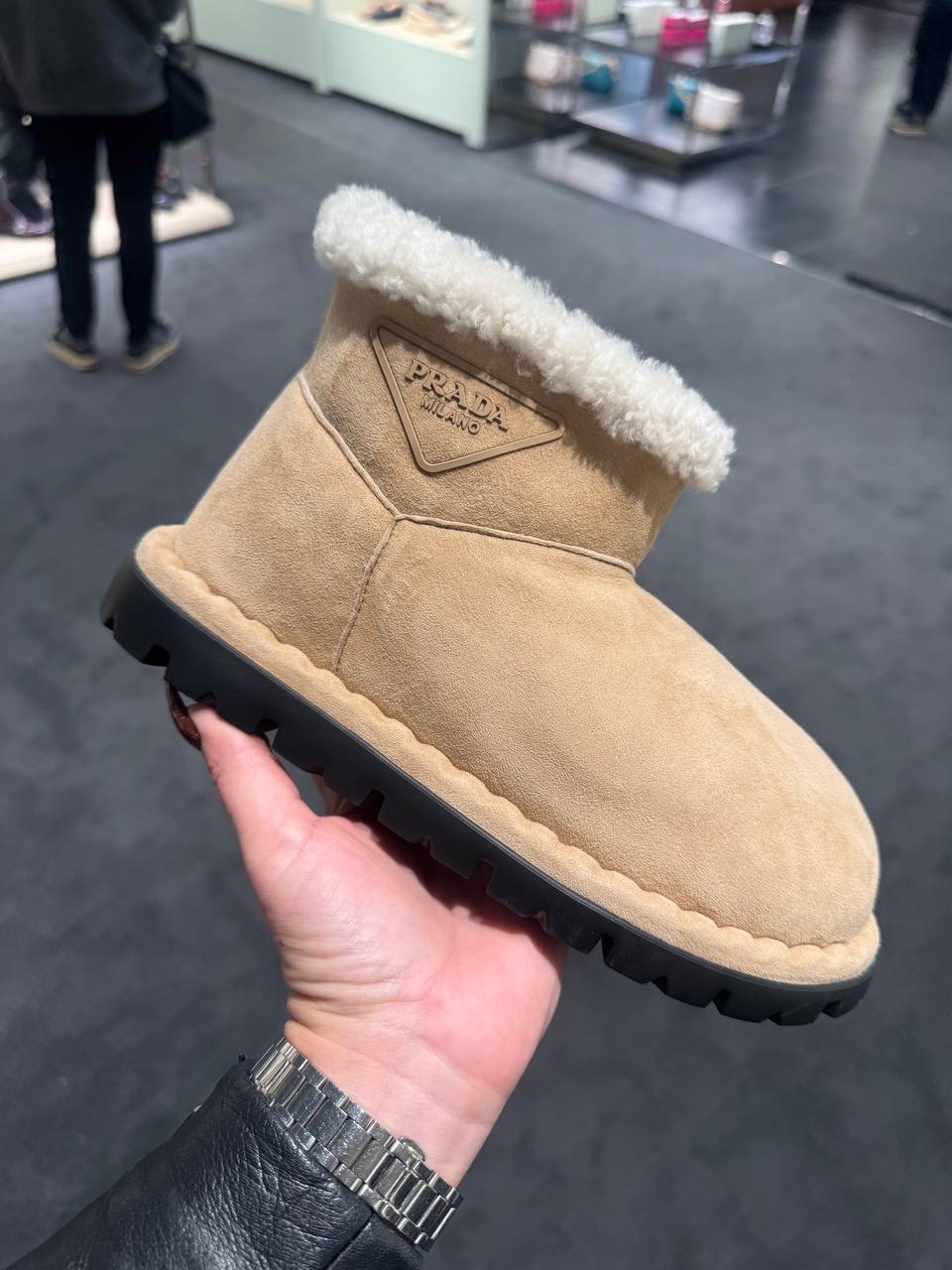 PRADA Boots front view - Women luxury Shoes