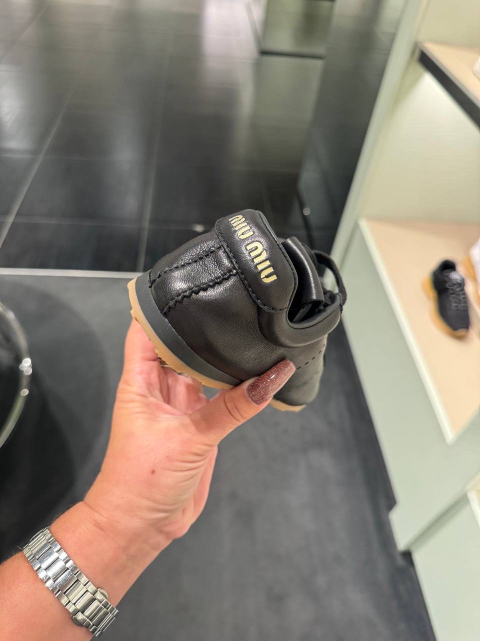 MIU MIU Sneakers side view - Women luxury Shoes