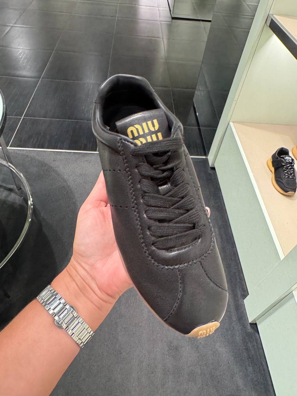 MIU MIU Sneakers side view - Women luxury Shoes