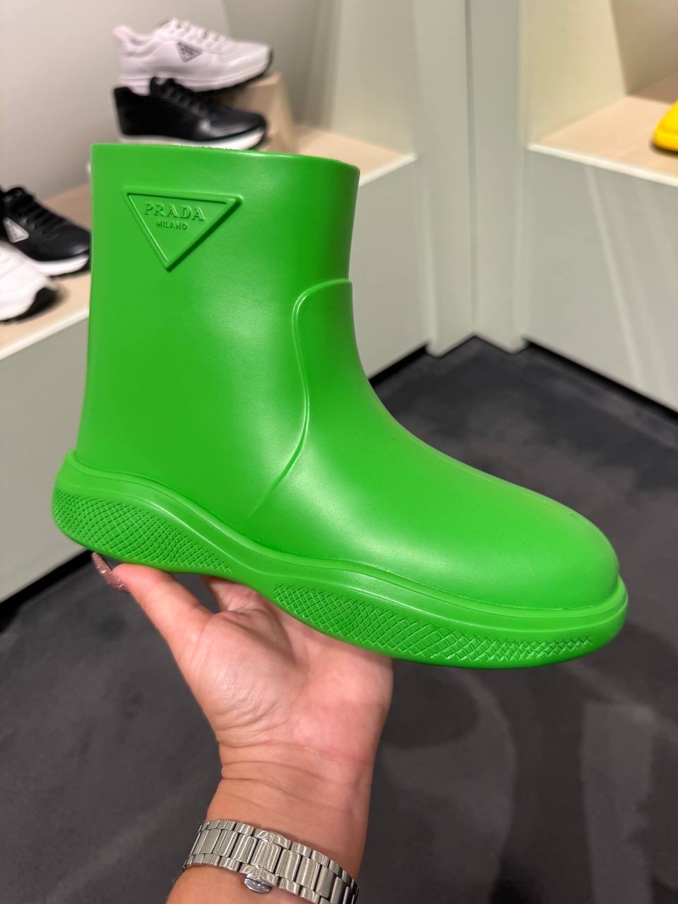 PRADA Boots front view - Women luxury Shoes