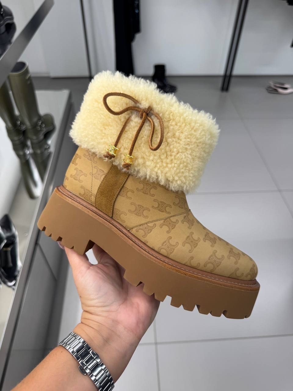 CELINE Boots front view - Women luxury Shoes