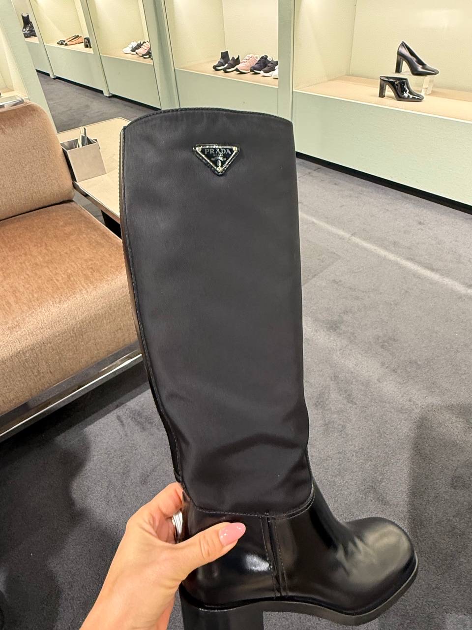 PRADA Boots side view - Women luxury Shoes