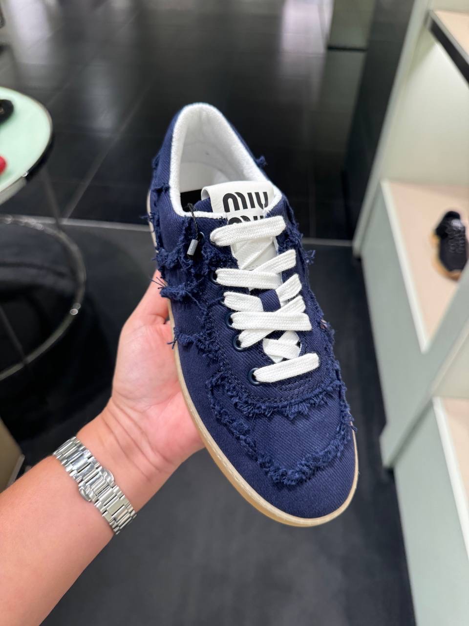 MIU MIU Sneakers side view - Women luxury Shoes