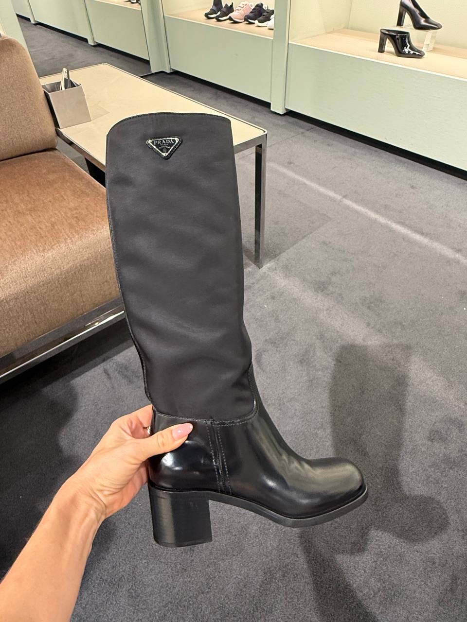 PRADA Boots front view - Women luxury Shoes