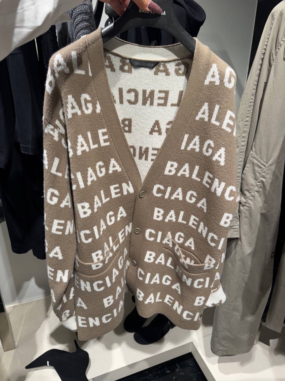 BALENCIAGA Cardigans front view - Women luxury Clothes