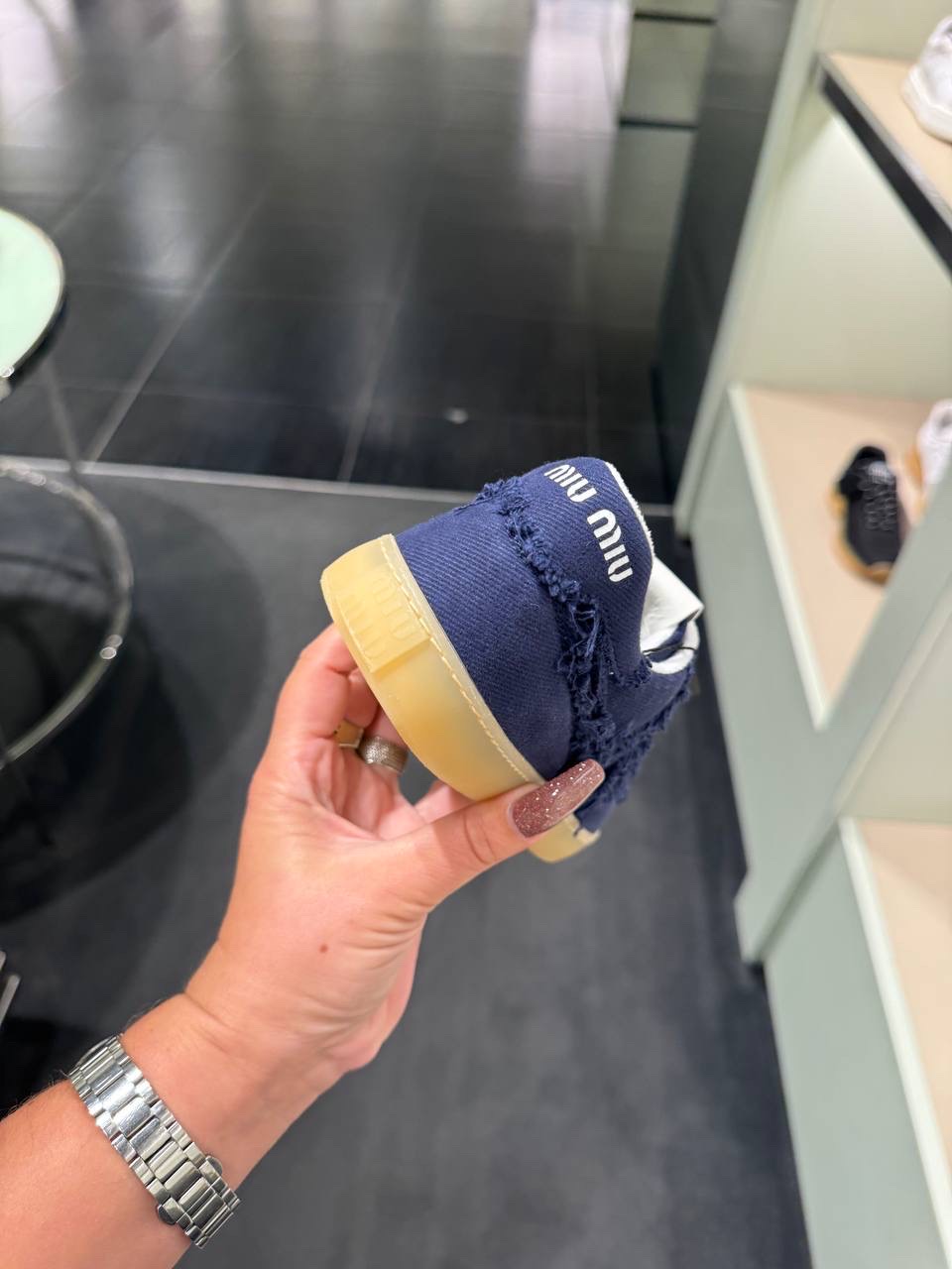 MIU MIU Sneakers side view - Women luxury Shoes