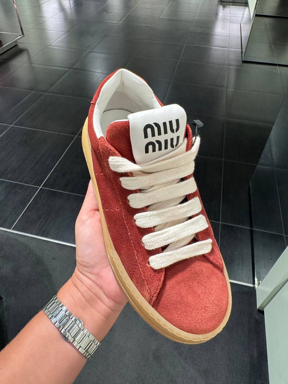 MIU MIU Sneakers side view - Women luxury Shoes