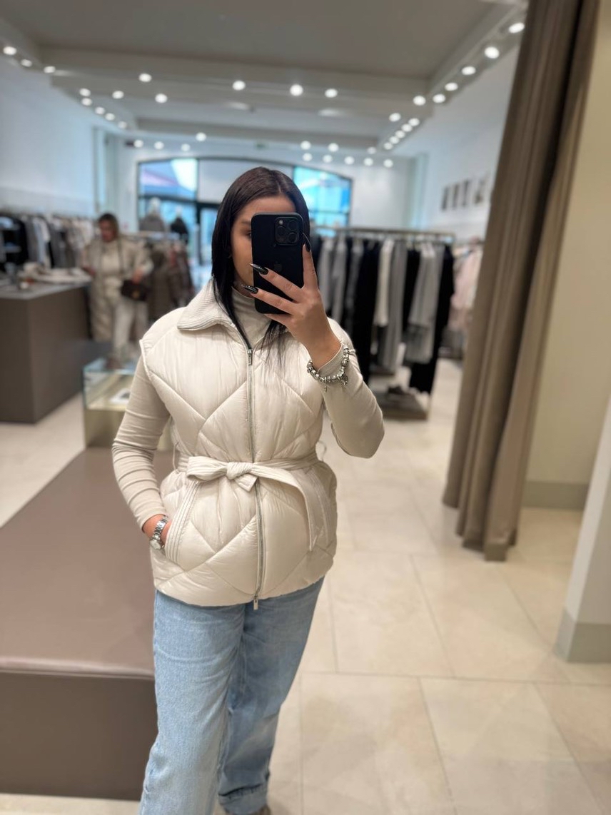 PESERICO Gilets front view - Women's luxury Clothes