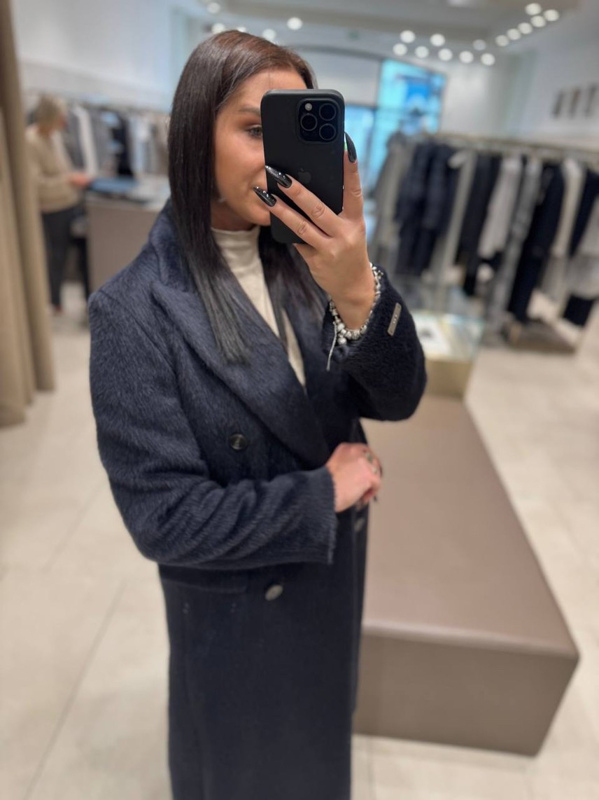 PESERICO Coats side view - Women's luxury Clothes