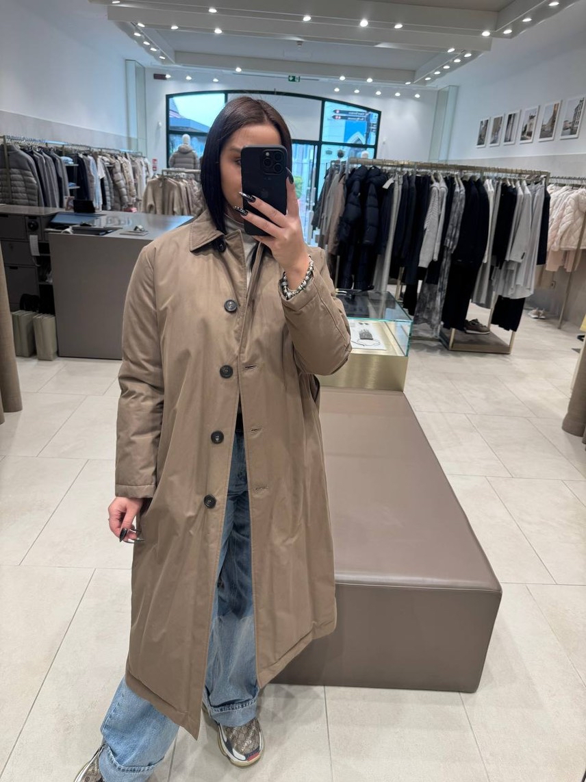 PESERICO Down jacket front view - Women's luxury Clothes