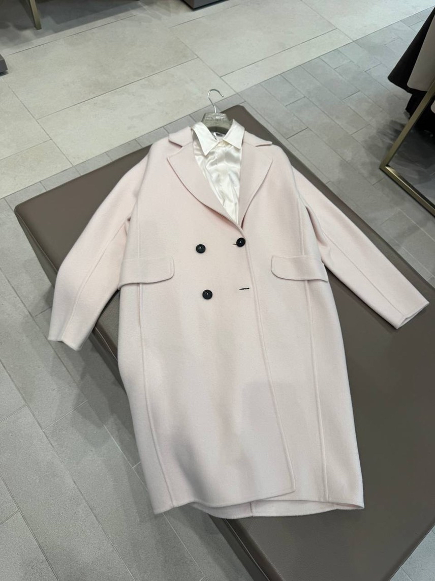 PESERICO Coats side view - Women's luxury Clothes