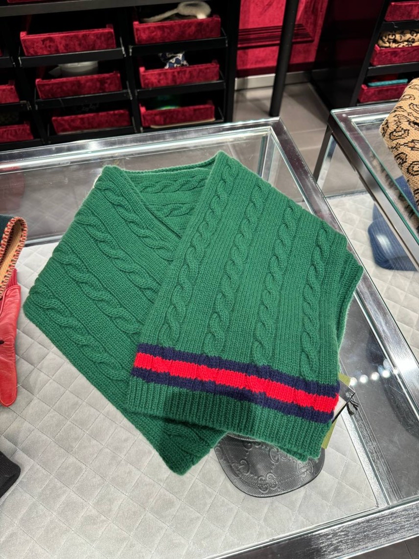 GUCCI Scarves side view - Men's luxury Accessories
