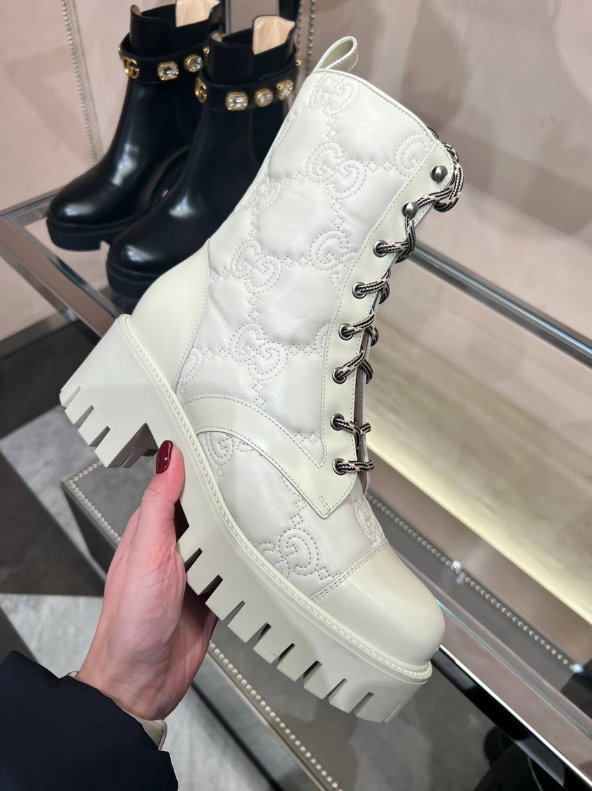 GUCCI Boots front view - Women's luxury Shoes