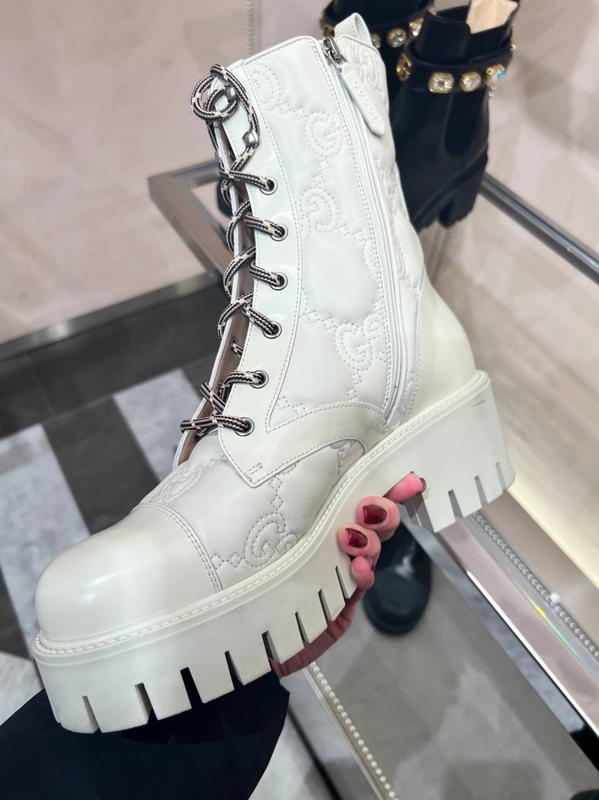 GUCCI Boots side view - Women's luxury Shoes