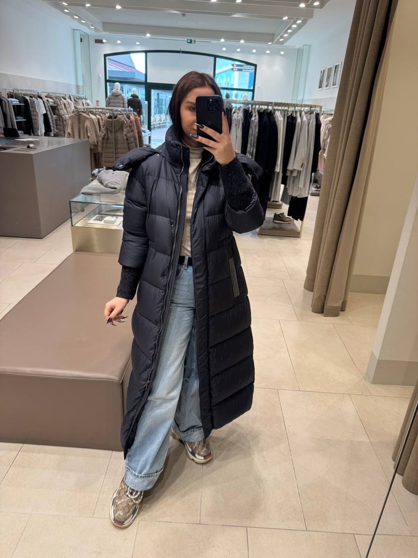 PESERICO Down jacket front view - Women's luxury Clothes