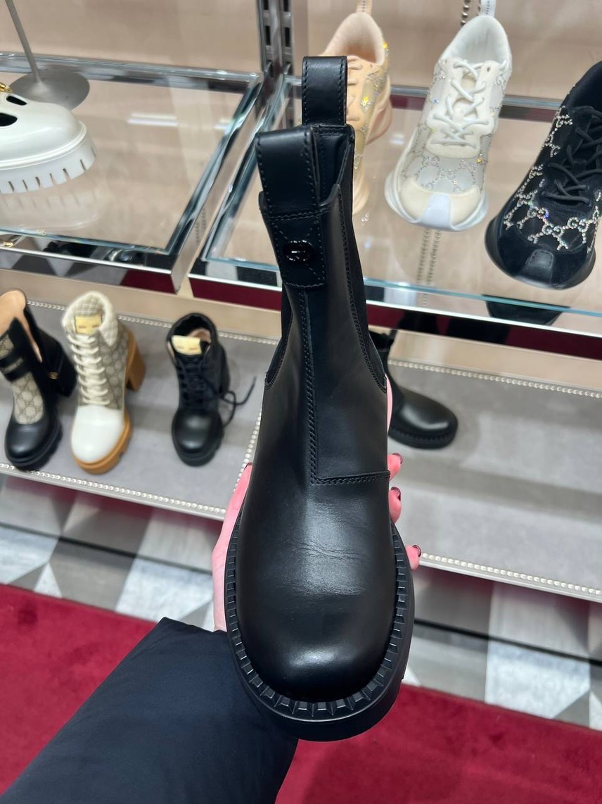 GUCCI Boots side view - Women's luxury Shoes