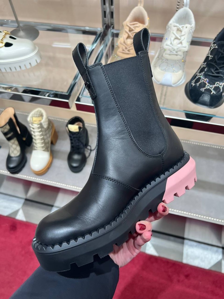 GUCCI Boots side view - Women's luxury Shoes