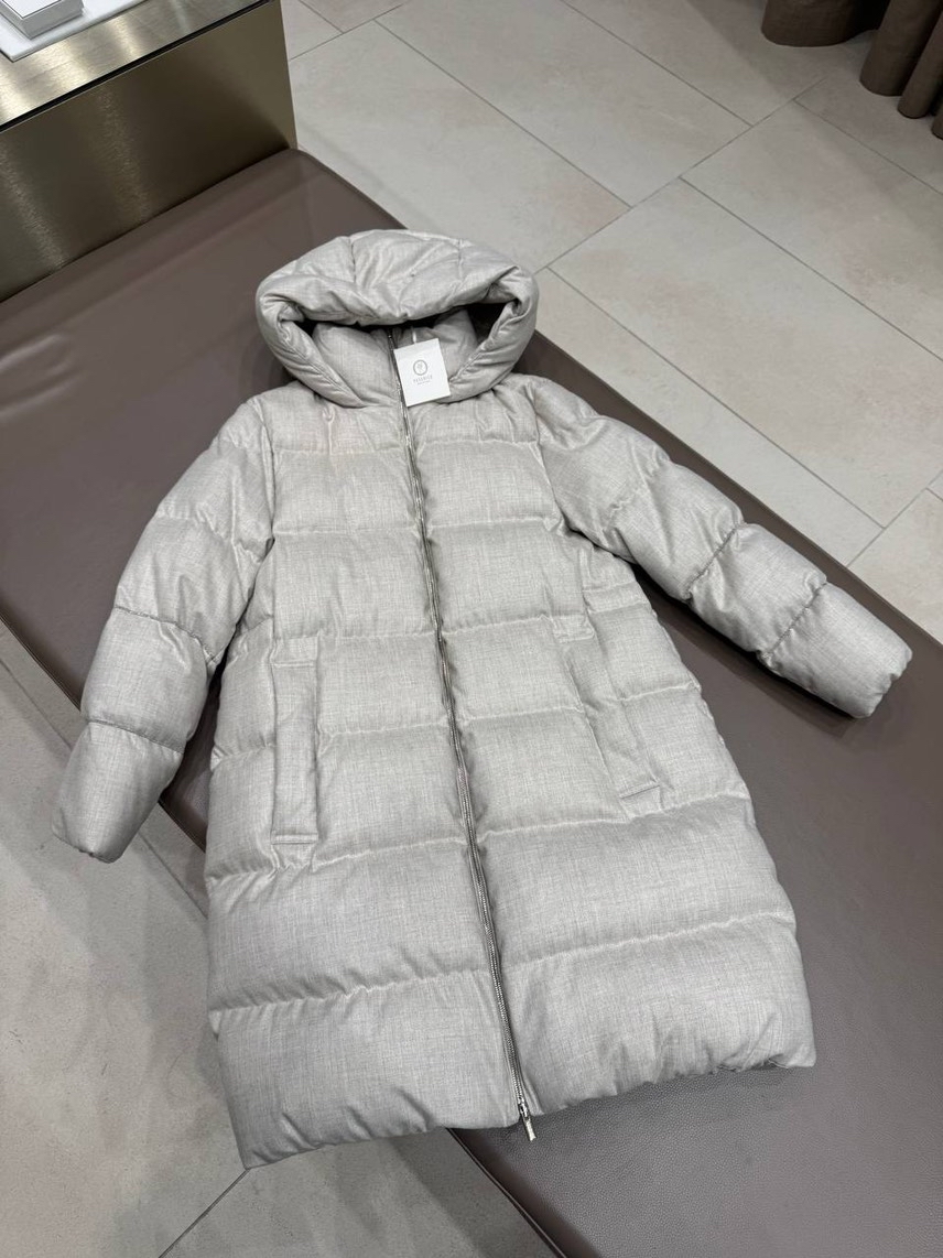 PESERICO Down jacket front view - Women's luxury Clothes