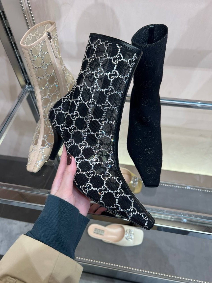 GUCCI Boots front view - Women's luxury Shoes