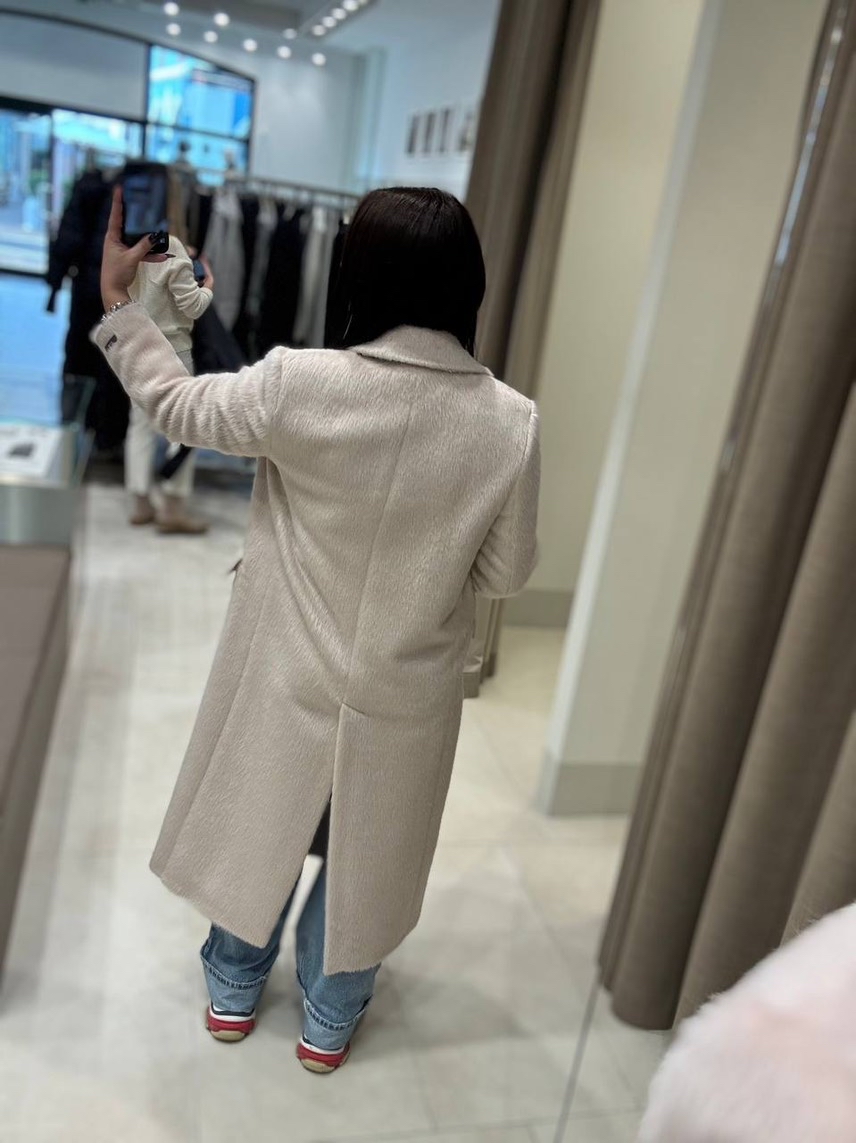PESERICO Coats side view - Women's luxury Clothes