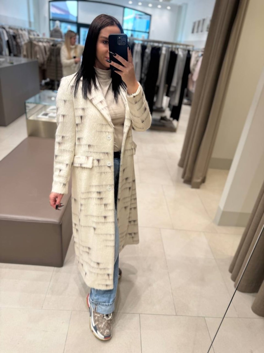 PESERICO Coats front view - Women's luxury Clothes