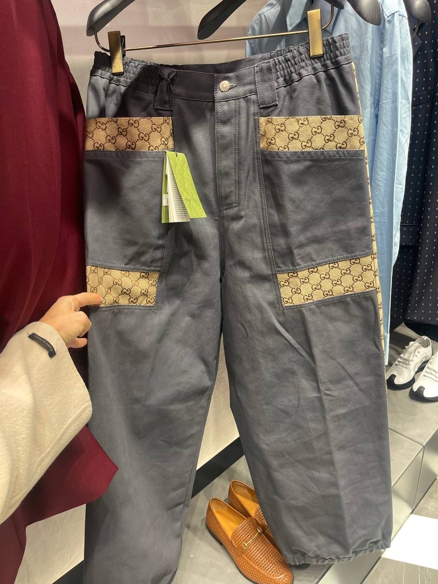 GUCCI Trousers front view - Men's luxury Clothes
