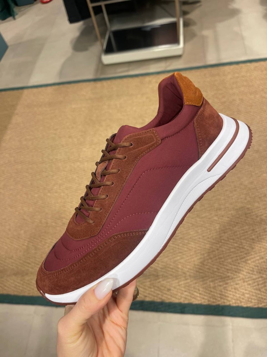 LORO PIANA Sneakers front view - Men's luxury Shoes