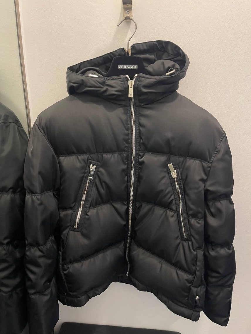 VERSACE Down jacket front view - Men's luxury Clothes