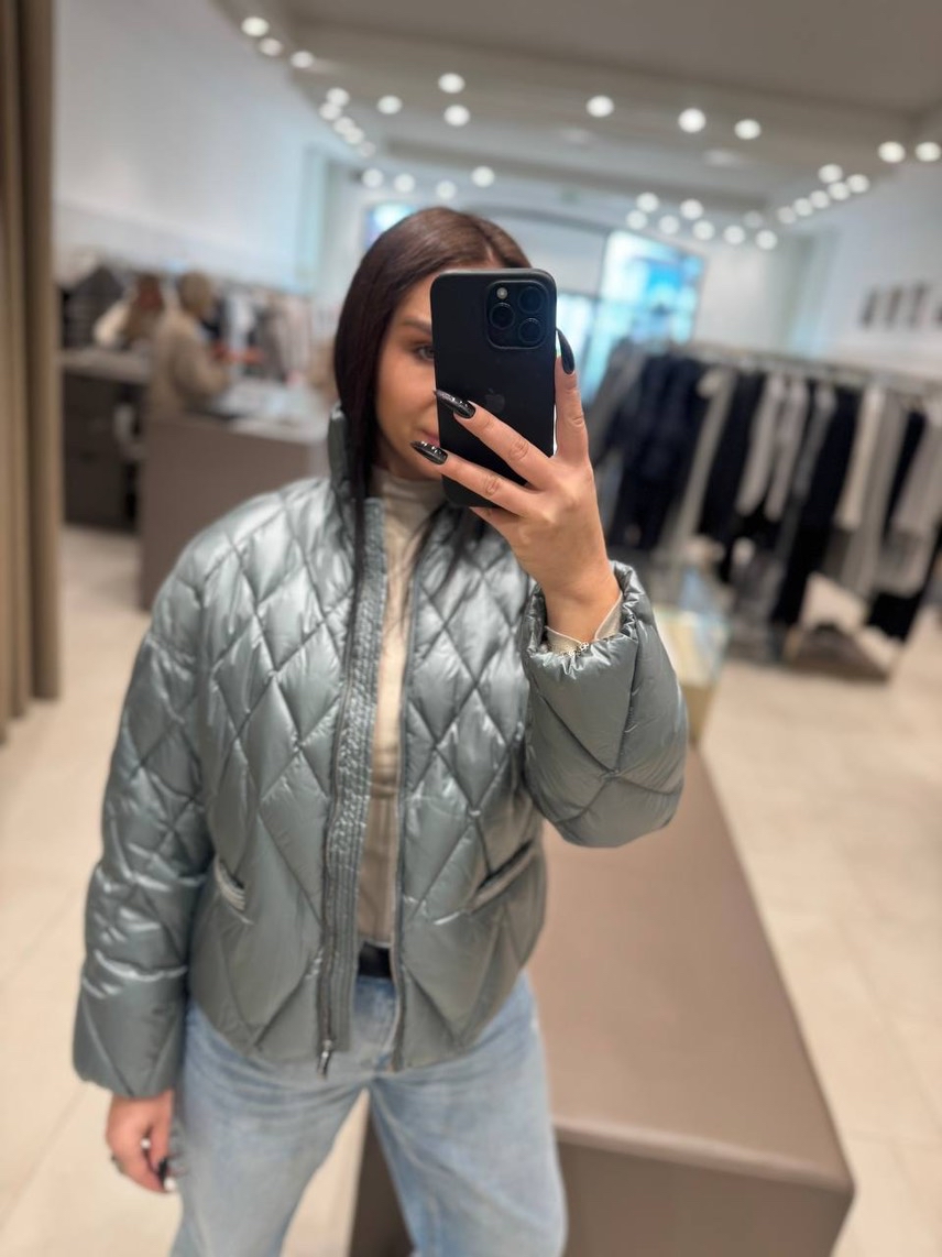 PESERICO Down jacket front view - Women's luxury Clothes