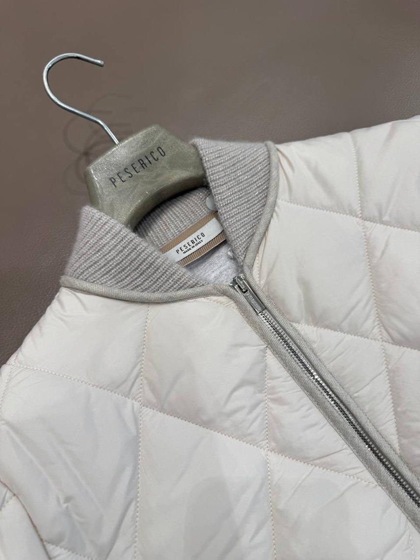 PESERICO Down jacket side view - Women's luxury Clothes