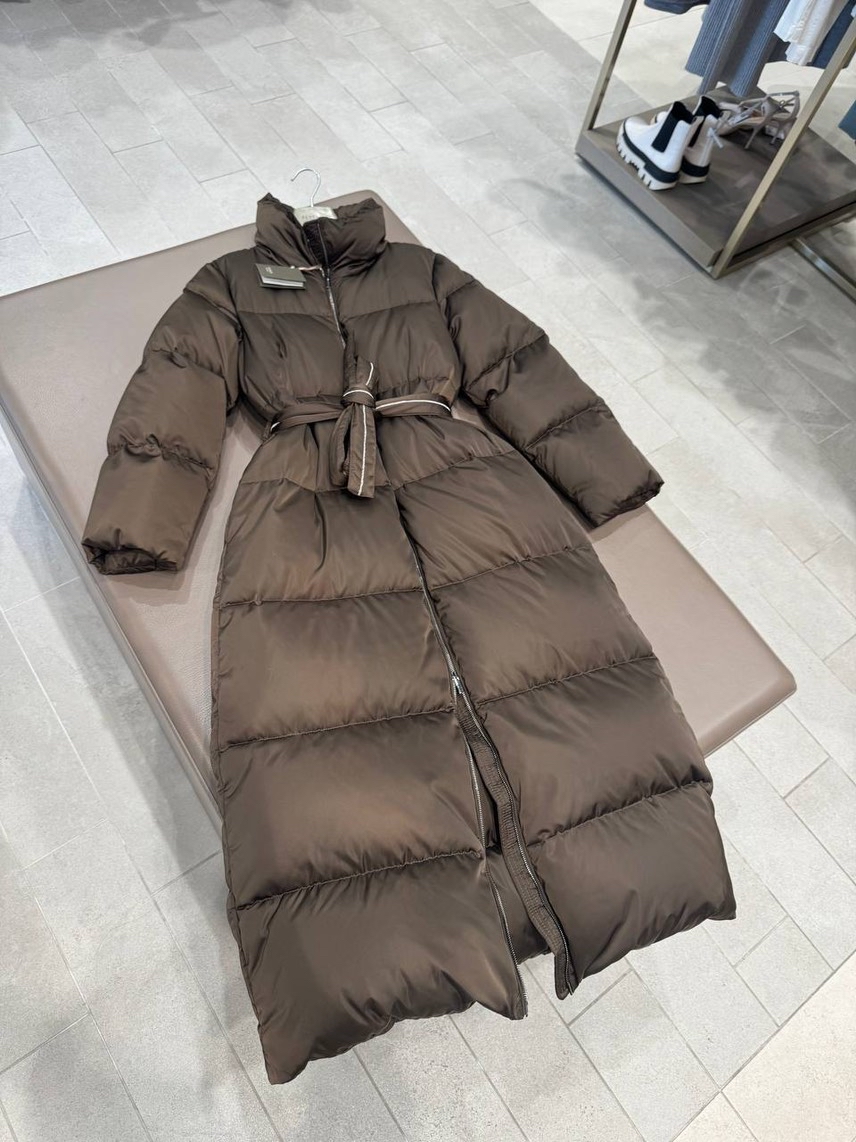PESERICO Down jacket front view - Women's luxury Clothes