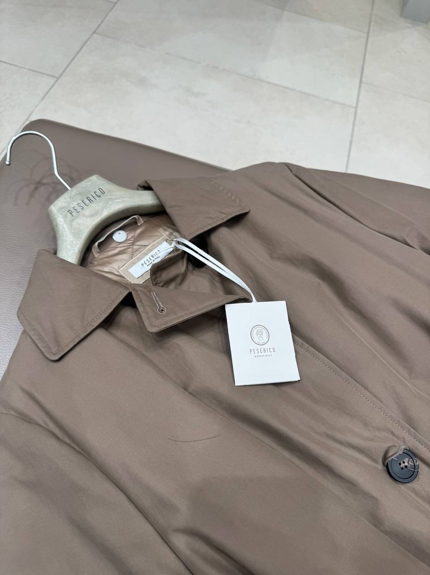 PESERICO Down jacket side view - Women's luxury Clothes
