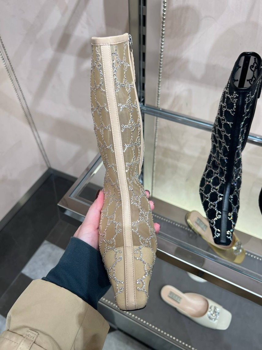 GUCCI Boots side view - Women's luxury Shoes