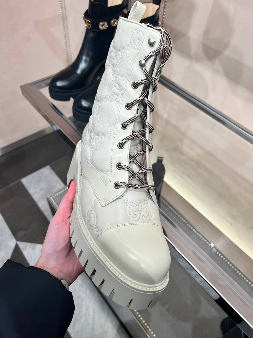 GUCCI Boots side view - Women's luxury Shoes