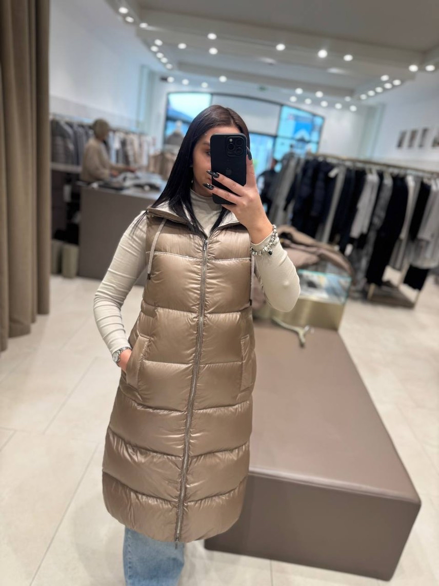 PESERICO Gilets front view - Women's luxury Clothes