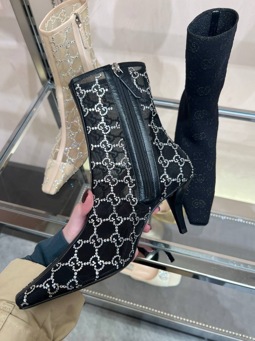GUCCI Boots side view - Women's luxury Shoes