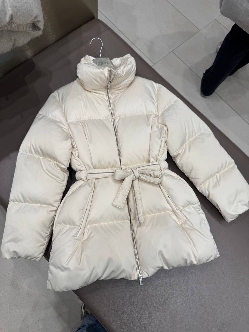 PESERICO Down jacket side view - Women's luxury Clothes