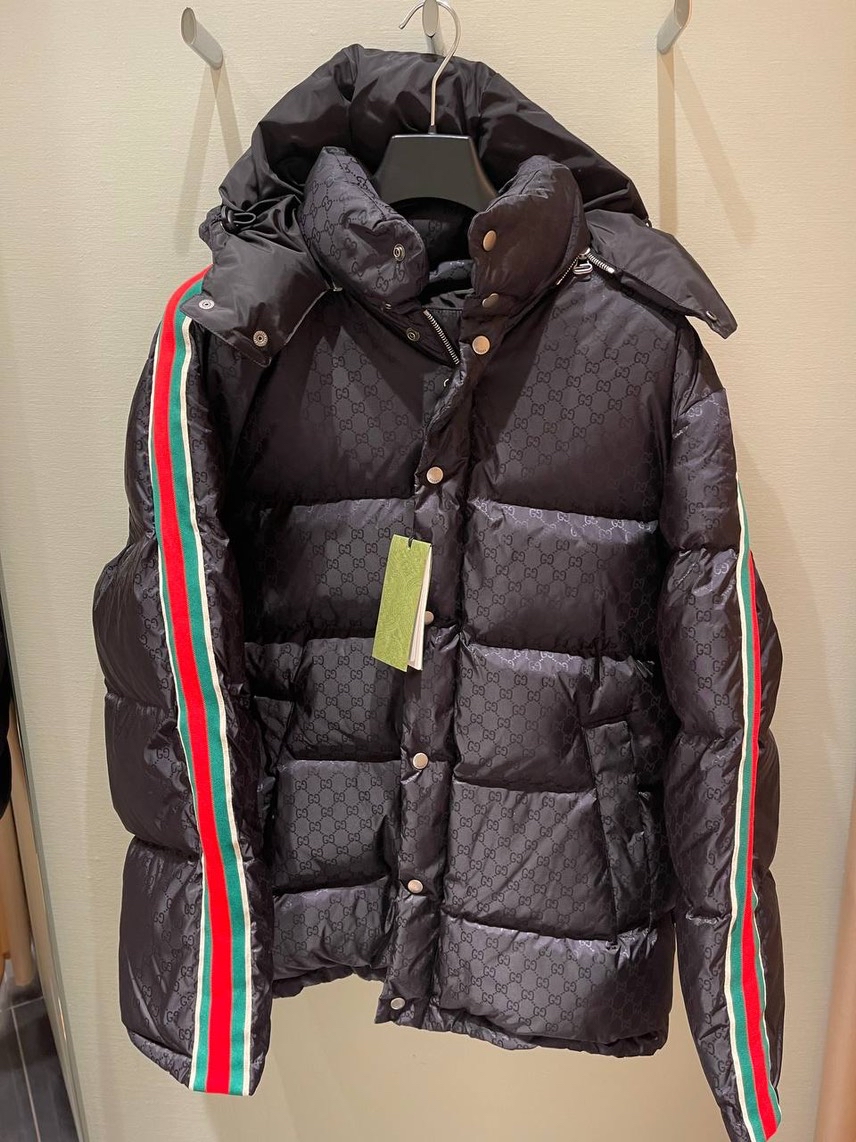 GUCCI Down jacket front view - Men's luxury Clothes