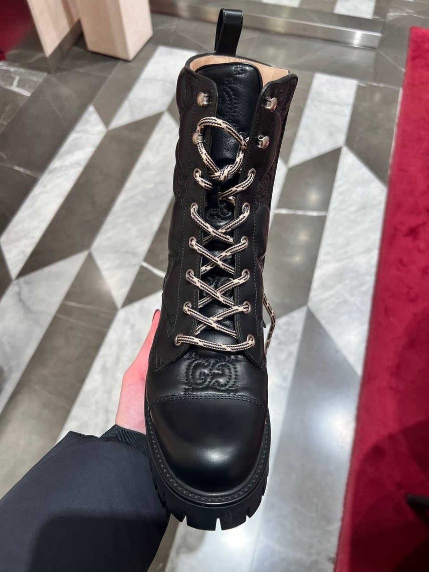 GUCCI Boots side view - Women's luxury Shoes