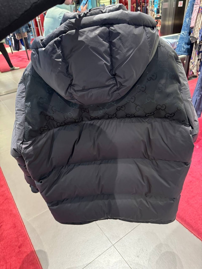 GUCCI Down jacket side view - Men's luxury Clothes