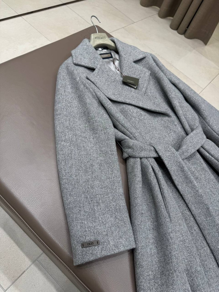 PESERICO Coats side view - Women's luxury Clothes