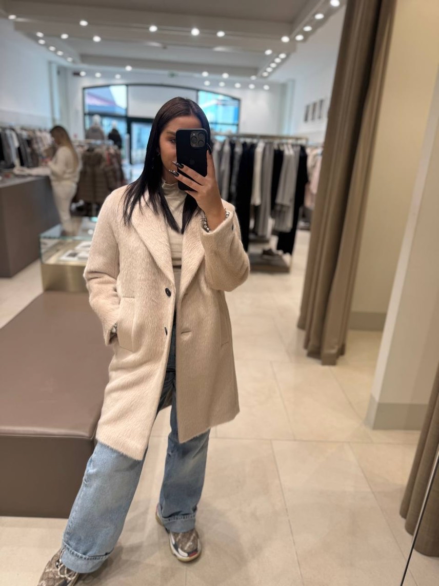 PESERICO Coats front view - Women's luxury Clothes