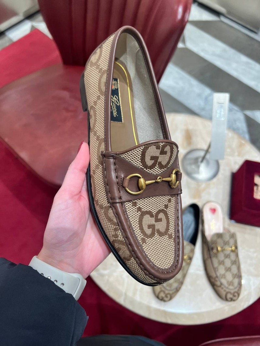 GUCCI Moccasins front view - Women's luxury Shoes